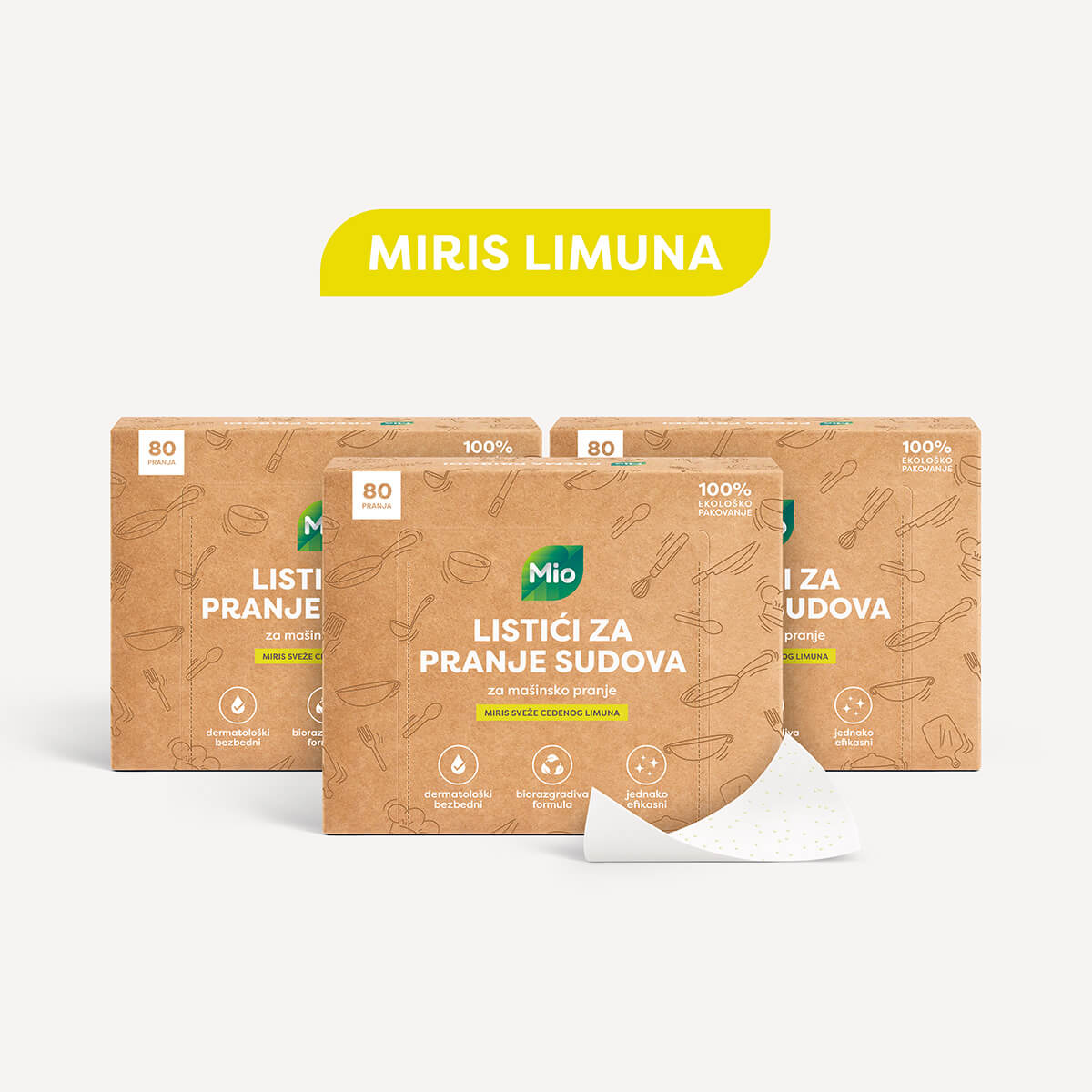 Listići za pranje sudova