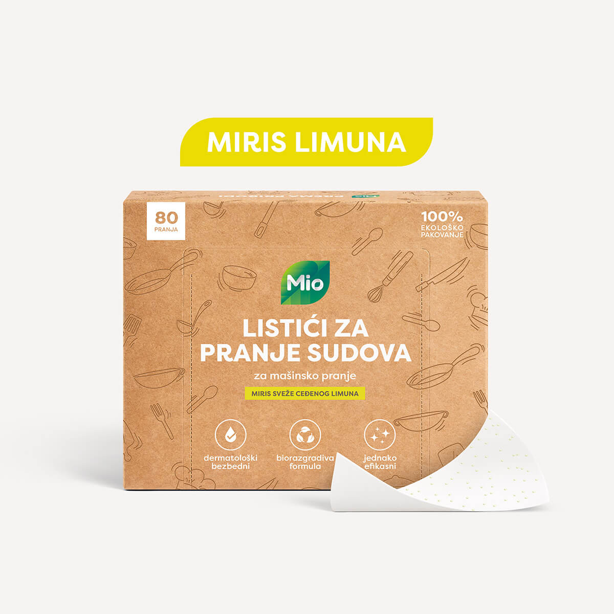 Listići za pranje sudova – Mio listići