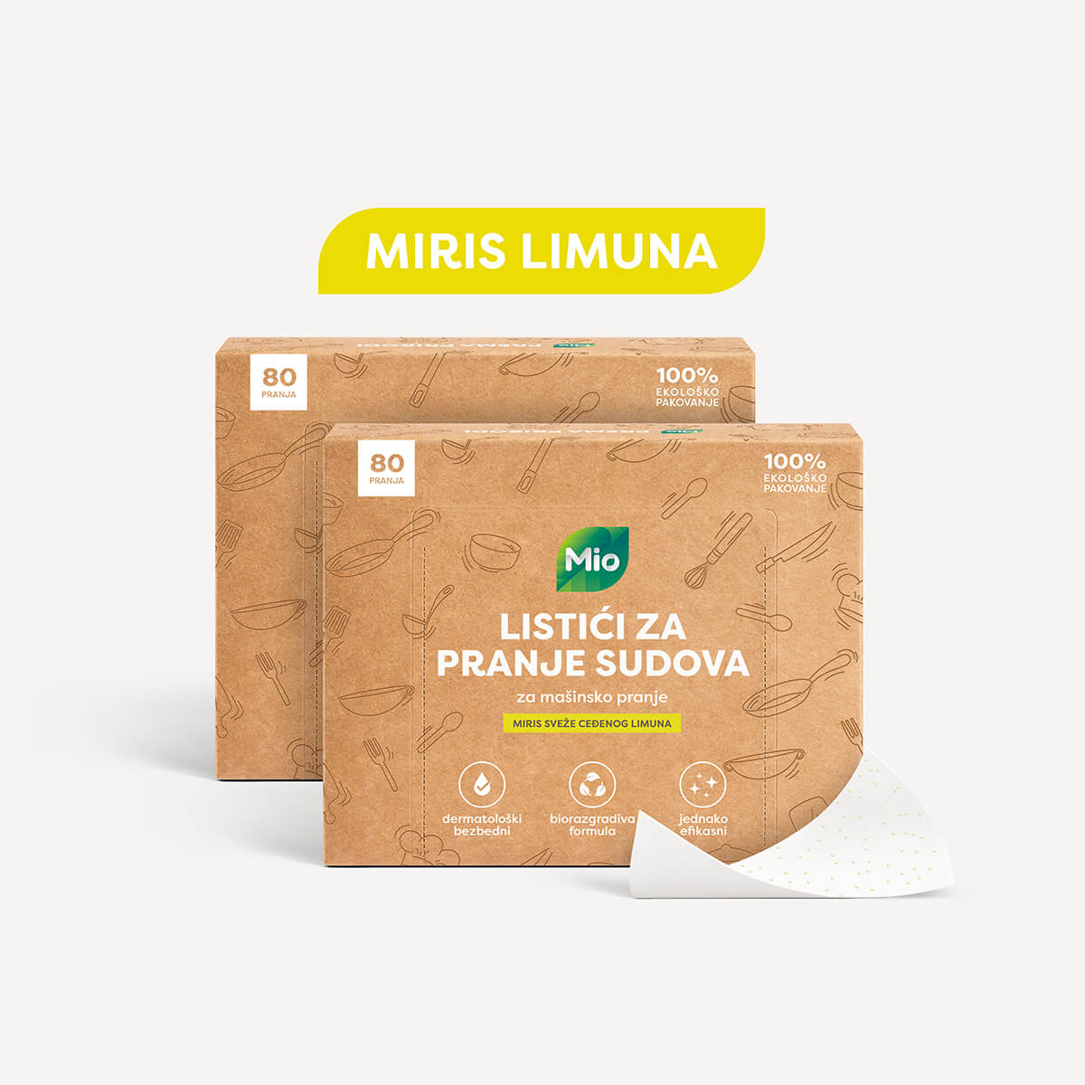 Listići za pranje sudova