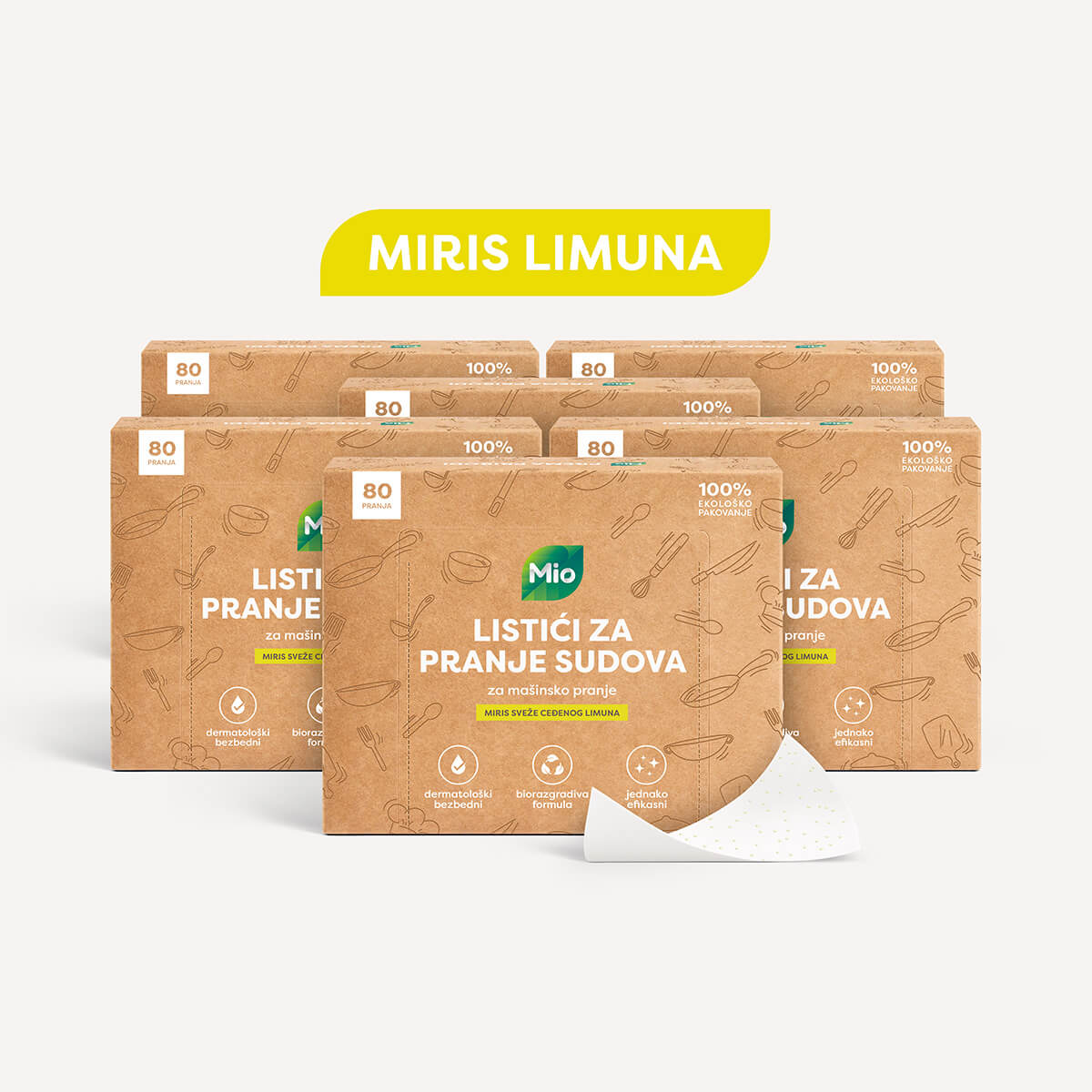 Listići za pranje sudova